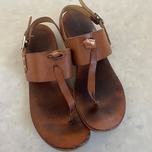 Rag & Bone Brown Sandals with Back Strap